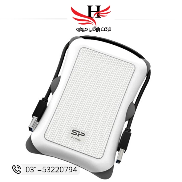 هارد اکسترنال سیلیکون پاور مدل Armor A30 ظرفیت 2 ترابایت ضد ضربه با رابط USB Type-A